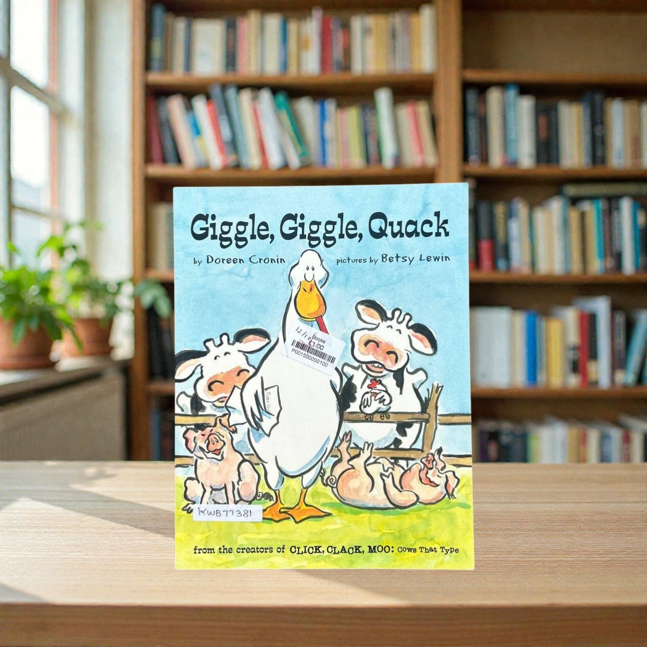 Giggle, Giggle, Quack_Doreen Cronin_KWB77381