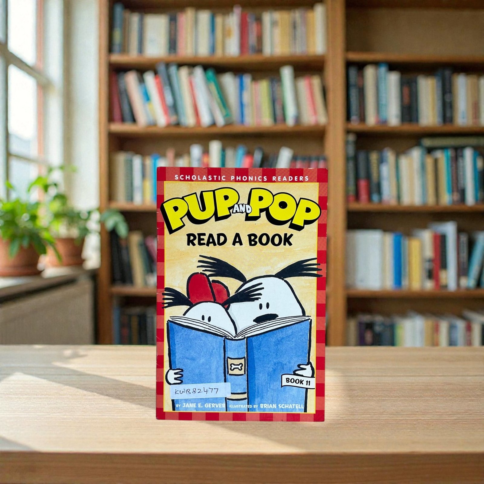 Pocket Friendly_Pup And Pop Read A Book_Jane E. Gerver_KWB82477