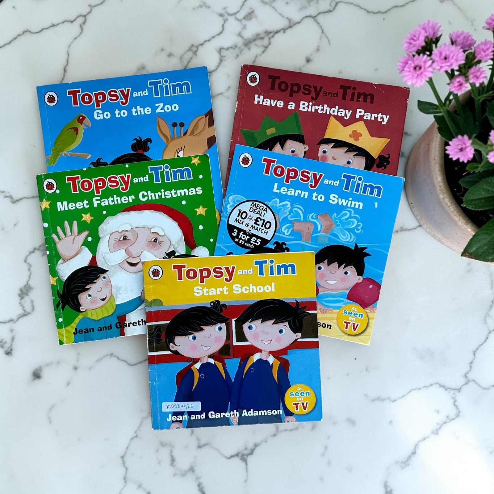 Topsy And Tim_Set Of 5 Books_Jean_KWB84426