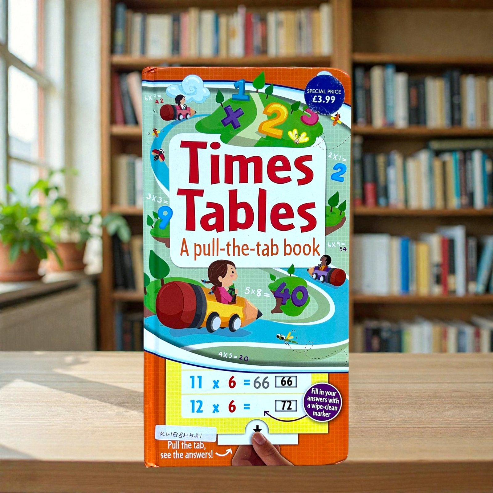 Times Tables_Pull The Tab Book_Aura_KWB84521
