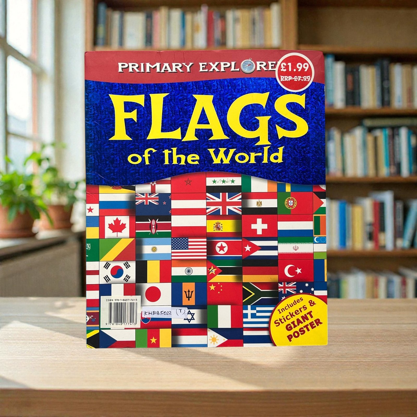 Flags Of The World_With Poster_No Stickers_Taped_Igloo Books_KWB85022