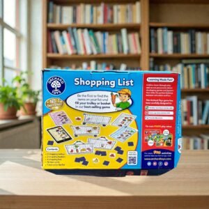 Shopping List_2 Shopping Trolleys, 2 Shopping Baskets, 4 Shopping Lists And 30/32 Item Cards_Box Set_Orchard Toys_KWB85952