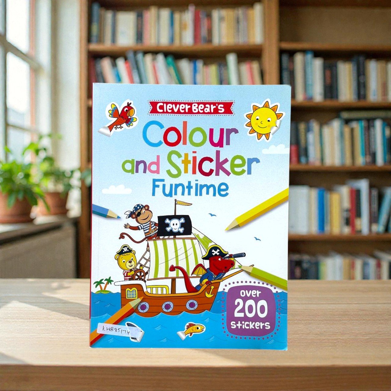 Clever Bear's Colour And Sticker Funtime With Stickers_Autumn Publishing_KWB85174