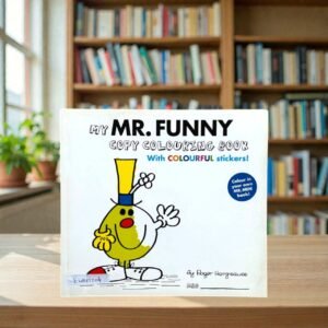 My Mr Funny Copy Colouring Book_With Stickers_Rager Hangreaves_KWB85204