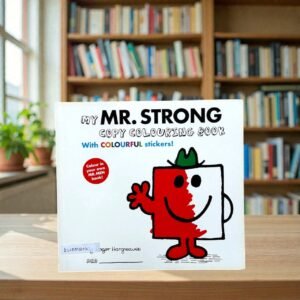 My Mr Strong Copy Colouring Book_With Stickers_Rager Hangreaves_KWB85206