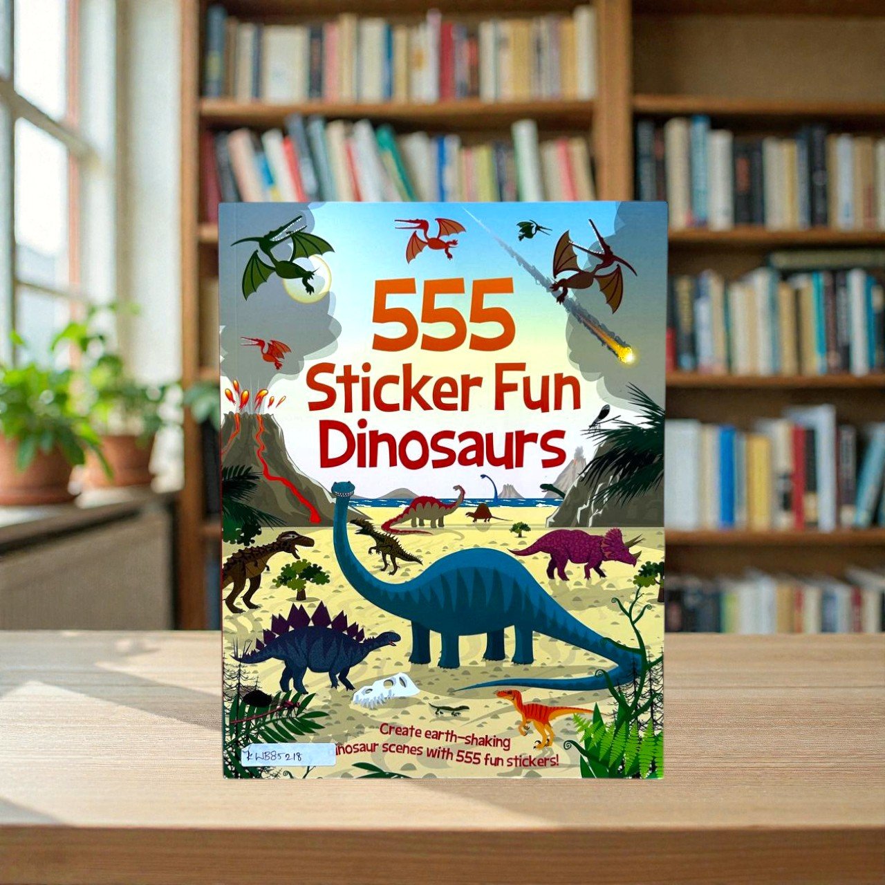 555 Sticker Fun Dinosaurs_With Stickers_Imagine That_KWB85218