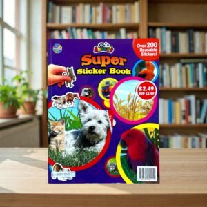 Super Sticker Book_Animals_2 Stickers Missing_Phidal_KWB85247