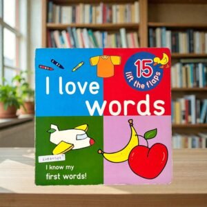 I Love words_Flap Book_Taped_Parrogen_KWB87549